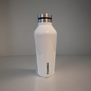 Corkcicle Canteen 16 Oz Glossy Plain White